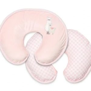Boppy Luxe Feeding & Infant Support Pillow Cover Pink Llamas